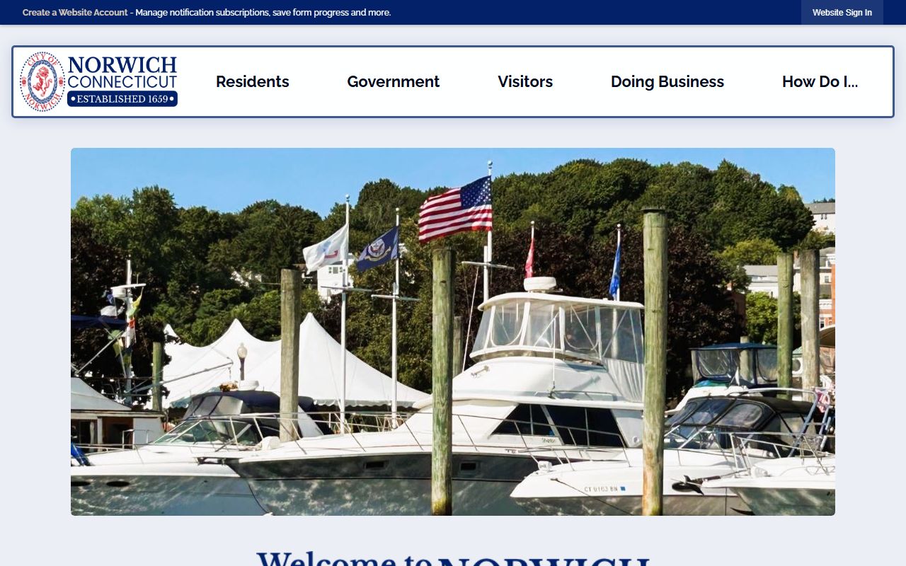 Norwich Police Department building at 70 Thames Street