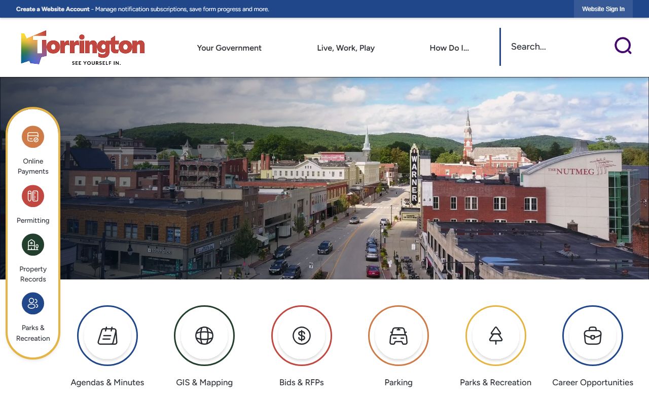 Torrington Police Department headquarters building